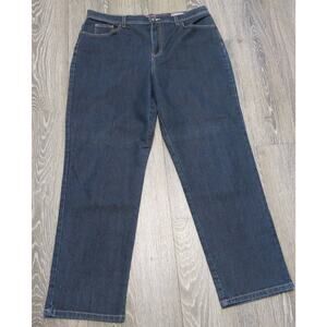 GLORIA VANDERBILT Amanda Jeans Size 16 Average Women High Rise Blue Dark Plus
